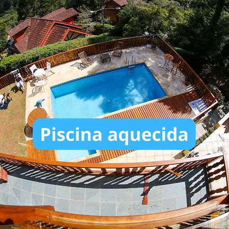 Chale Belga Em Condominio - 1,2 Km Do Centro Turistico Capivari Campos do Jordao Ngoại thất bức ảnh