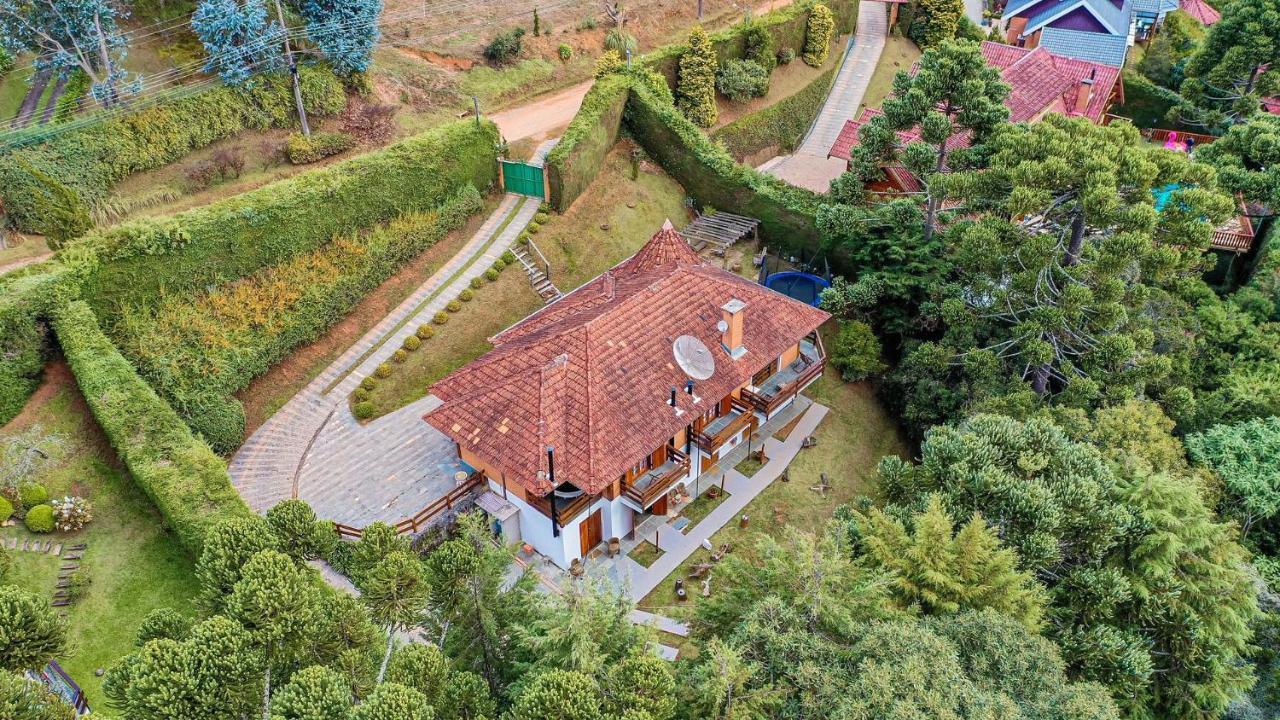 Chale Belga Em Condominio - 1,2 Km Do Centro Turistico Capivari Campos do Jordao Ngoại thất bức ảnh
