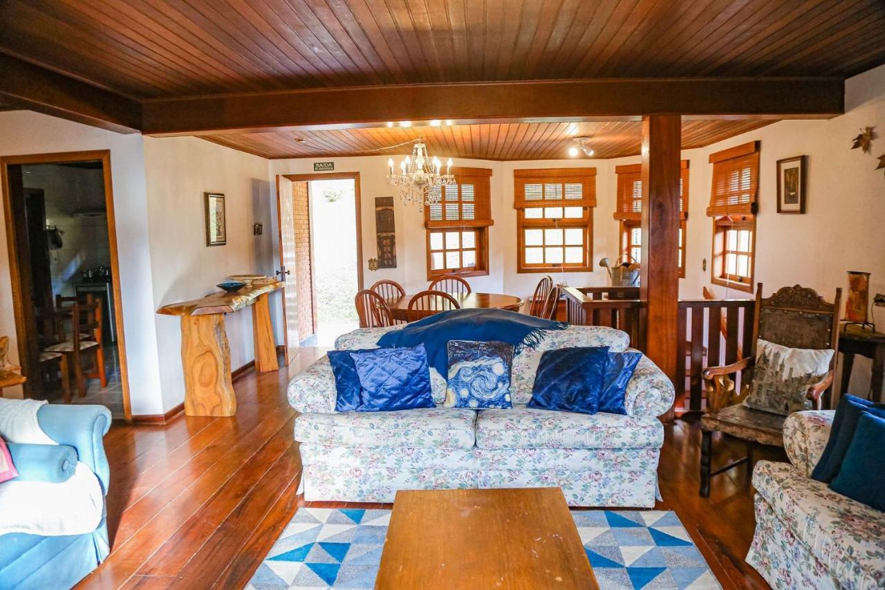 Chale Belga Em Condominio - 1,2 Km Do Centro Turistico Capivari Campos do Jordao Ngoại thất bức ảnh