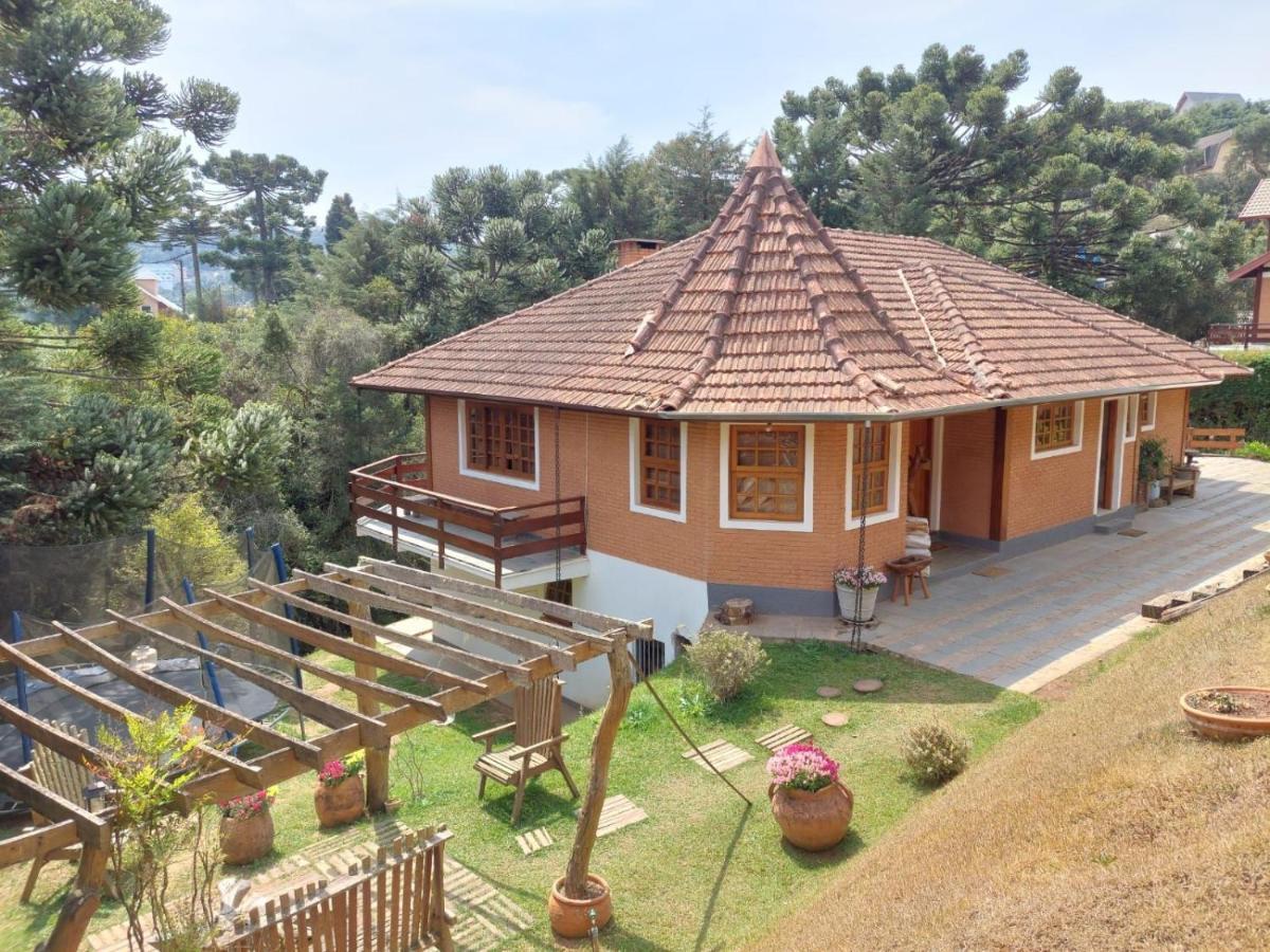 Chale Belga Em Condominio - 1,2 Km Do Centro Turistico Capivari Campos do Jordao Ngoại thất bức ảnh