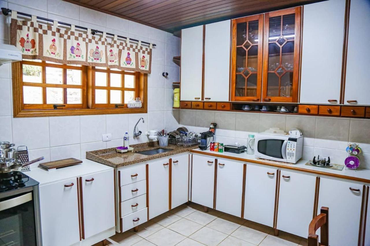 Chale Belga Em Condominio - 1,2 Km Do Centro Turistico Capivari Campos do Jordao Ngoại thất bức ảnh